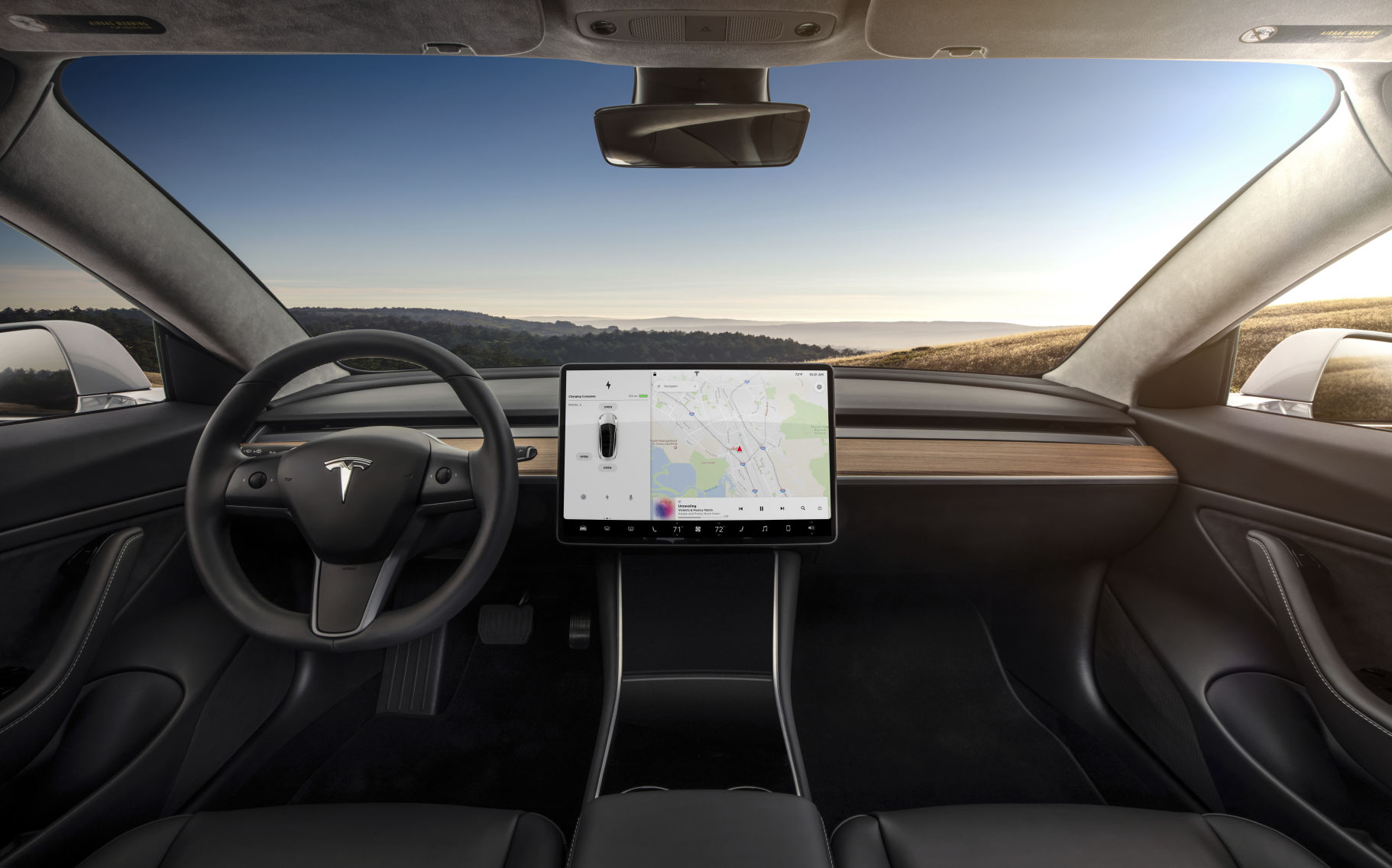 Behind the Wheel Tesla
